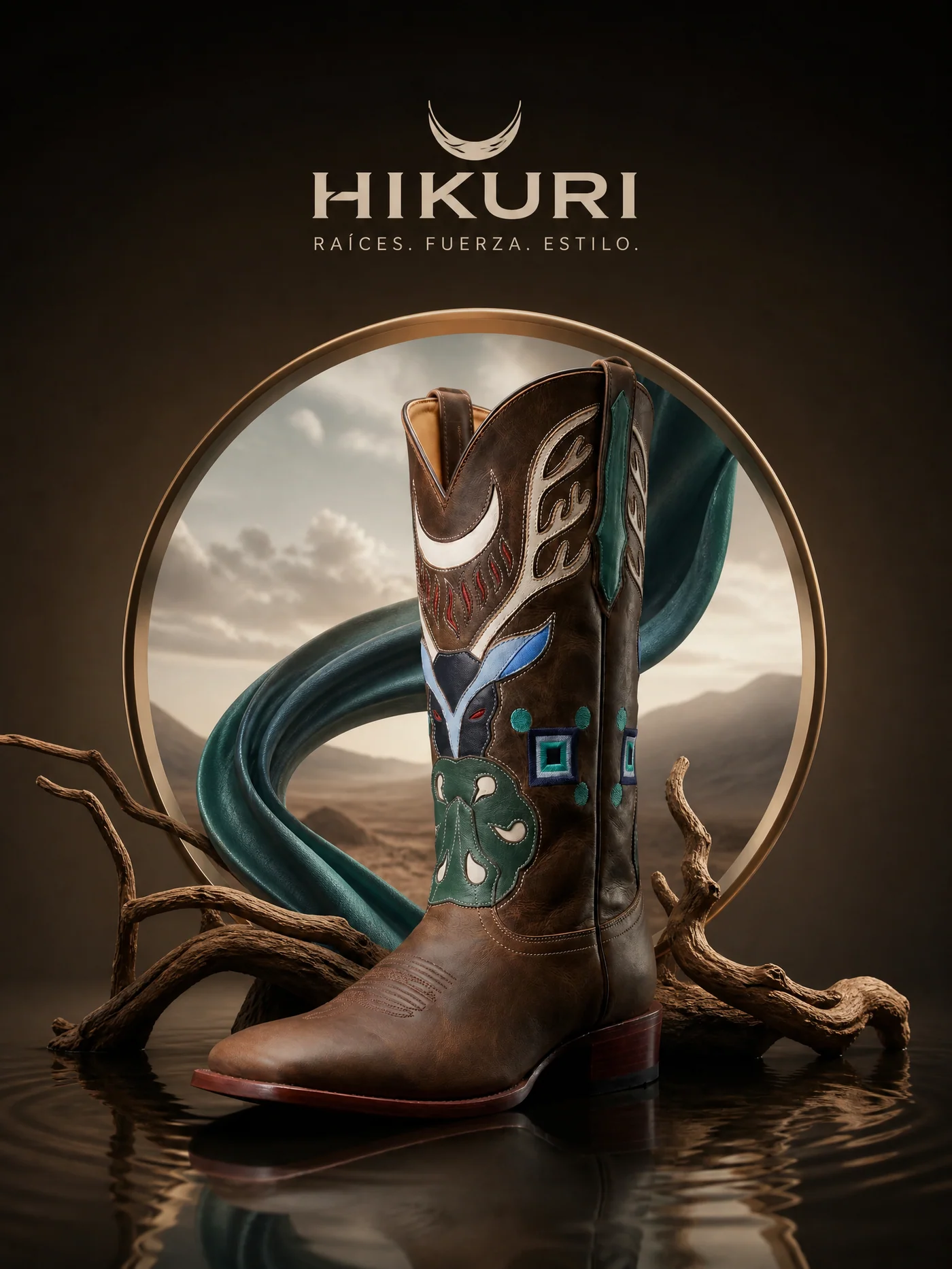 Bota HIKURI — Zanate, piel genuina leonesa